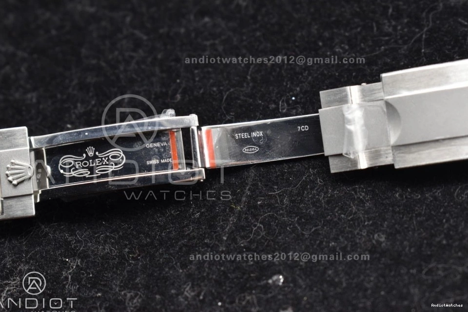 White Best Refined ADGF Bracelet Dial Daytona SS on A Green Edition 827 SS 0126